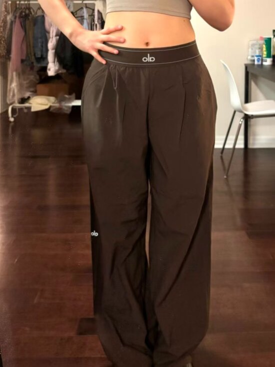 ALO Yoga Pants - Alo Yoga Suit Up Trouser Relaxed Fit👩🚀Elevated Casual 30” Inseam🌅